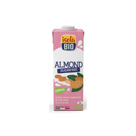 LECHE ALMENDRA SUGAR FREE  ISOLA BIO 1L