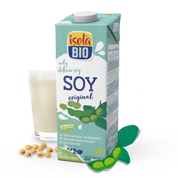 BEBIDA LECHE SOYA ISOLA BIO 1L