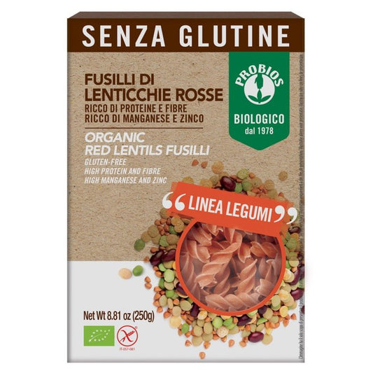 PASTA LENTEJAS ROJAS PROBIOS 250G