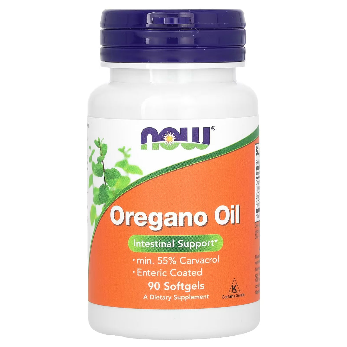 CAPSULAS ACEITE OREGANO NOW 90CAP