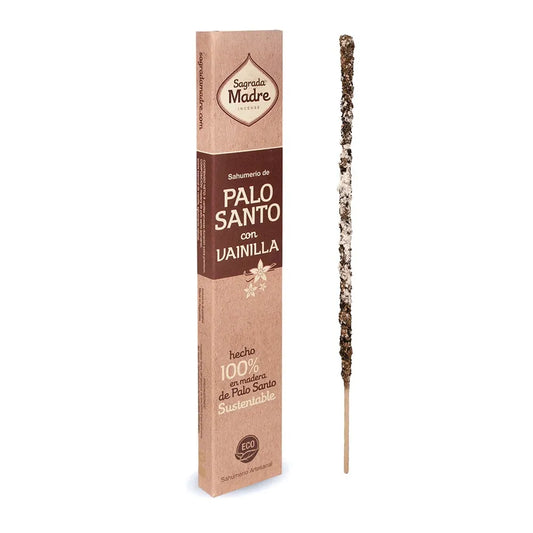 INCIENSO PALO SANTO SANDALO SAGRADA MADRE 8 UNIDADES