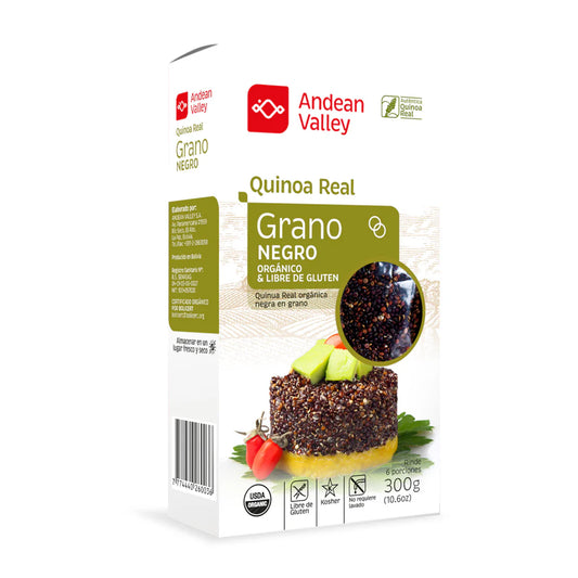 QUINOA GRANO NEGRO ANDEAN VALLEY 300G