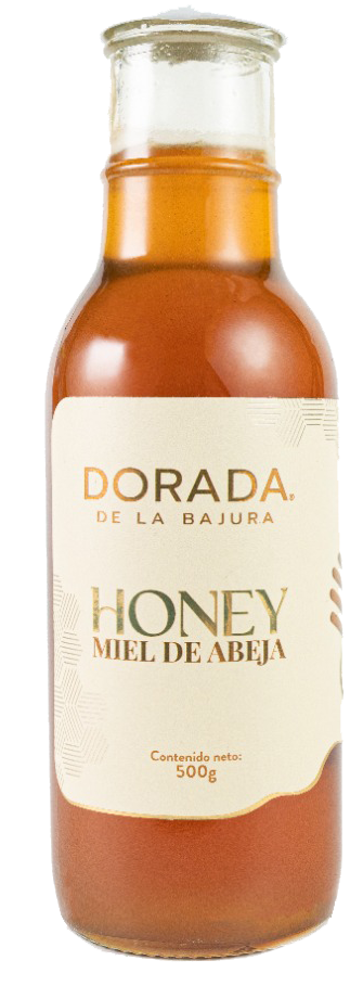 MIEL LÍQUIDA DORADA LA BAJURA 500G