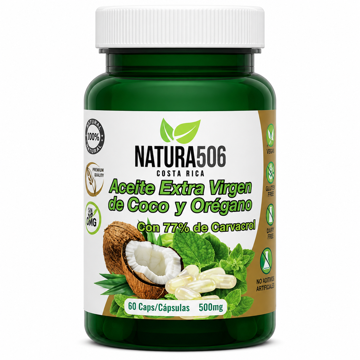 ACEITE EXTRA VIRGEN COCO Y ORGÁNICO 90 CÁPSULAS