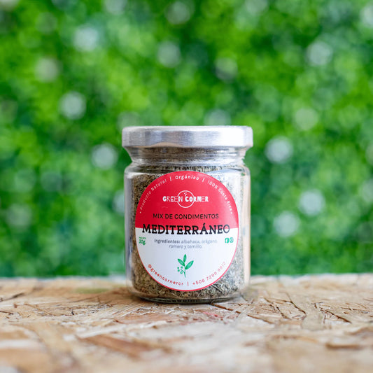 MIX DE CONDIMENTOS MEDITERRANEO GREEN CORNER FRASCO 40G