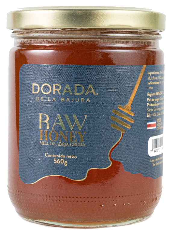 MIEL CRUDA DORADA LA BAJURA 560G