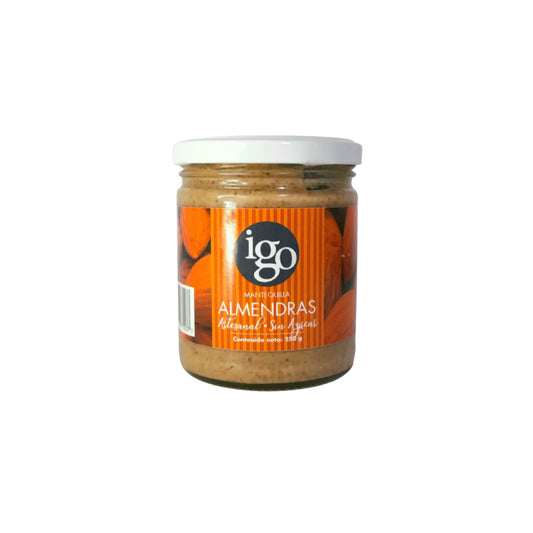 MANTEQUILLA DE ALMENDRA - PROTEINA IGO 250G