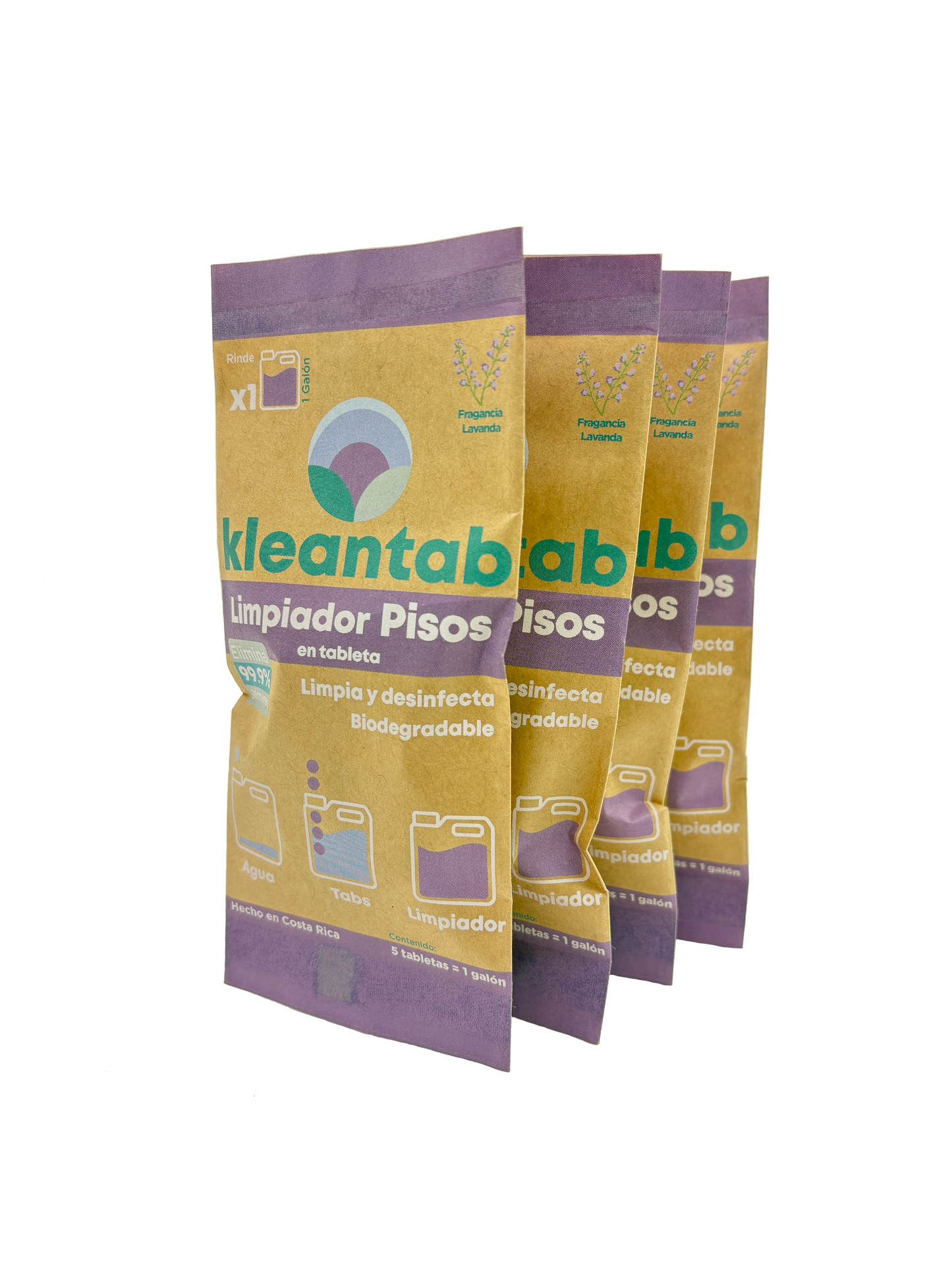 LIMPIADOR DE PISOS TAB LAVANDA KLEANTAB