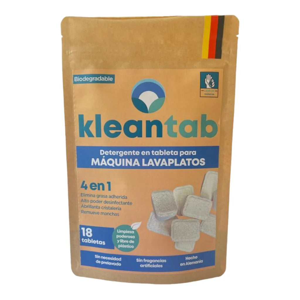 DETERGENTE LAVAPLATOS KLEANTAB 18TAB 4EN1