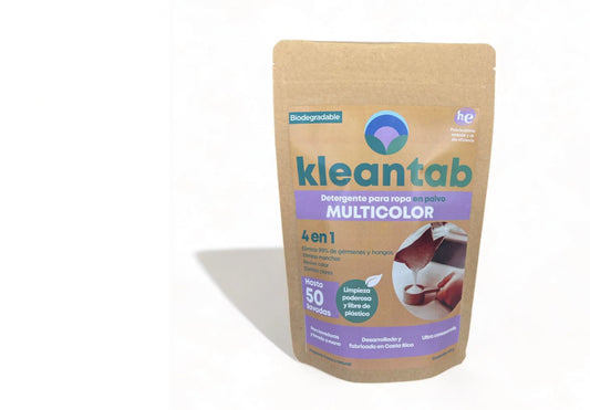 DETERGENTE ROPA MULTICOLOR KLEANTAB 4EN1