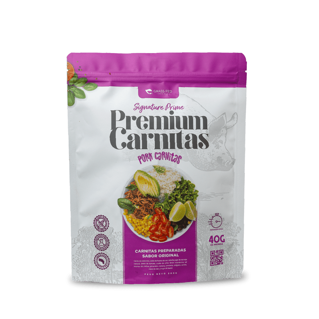 PORK CARNITAS GRASS FED 500G