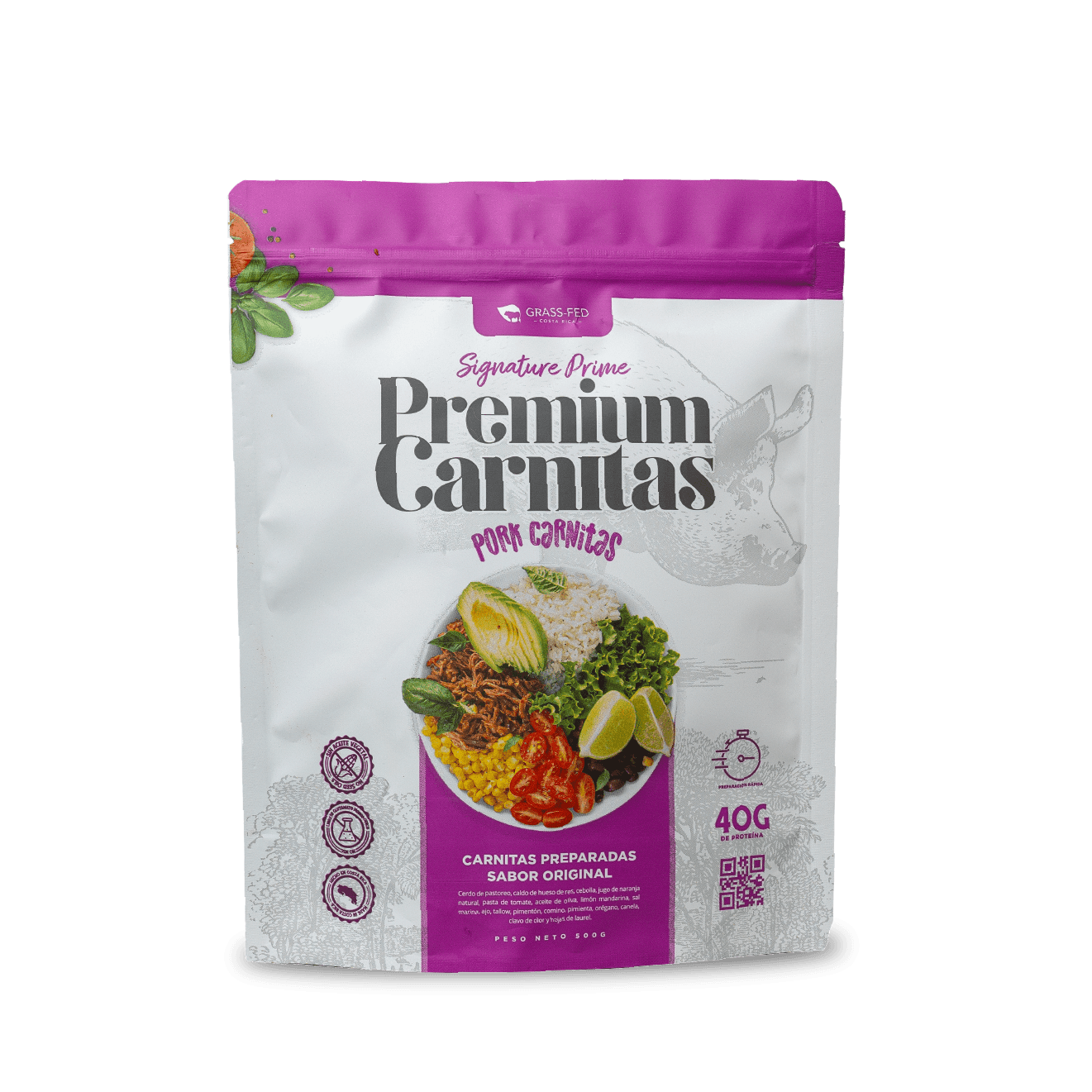 PORK CARNITAS GRASS FED 500G