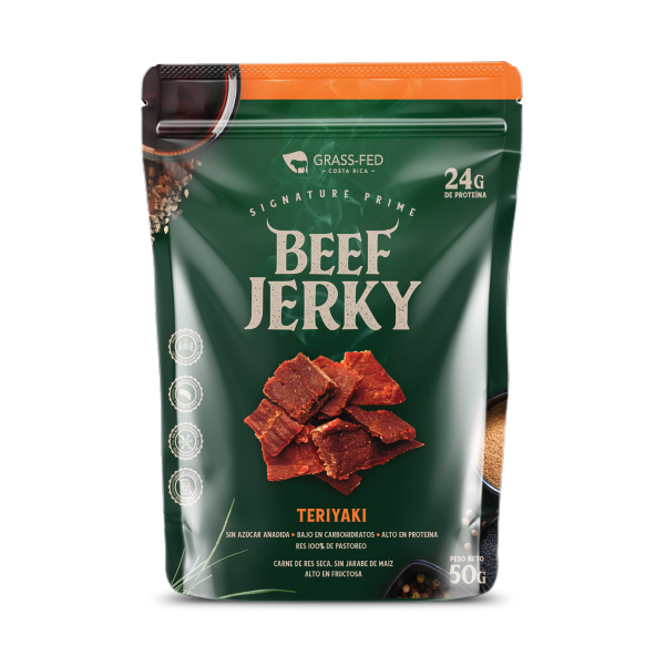 CARNE BEEF JERKY TERIYAKI GRASS FED 50G