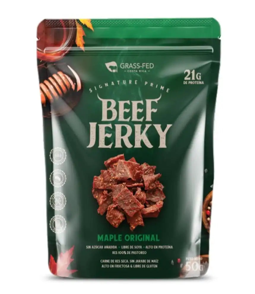 CARNE BEEF JERKY MAPLE ORIGINAL GRASS FED 50G