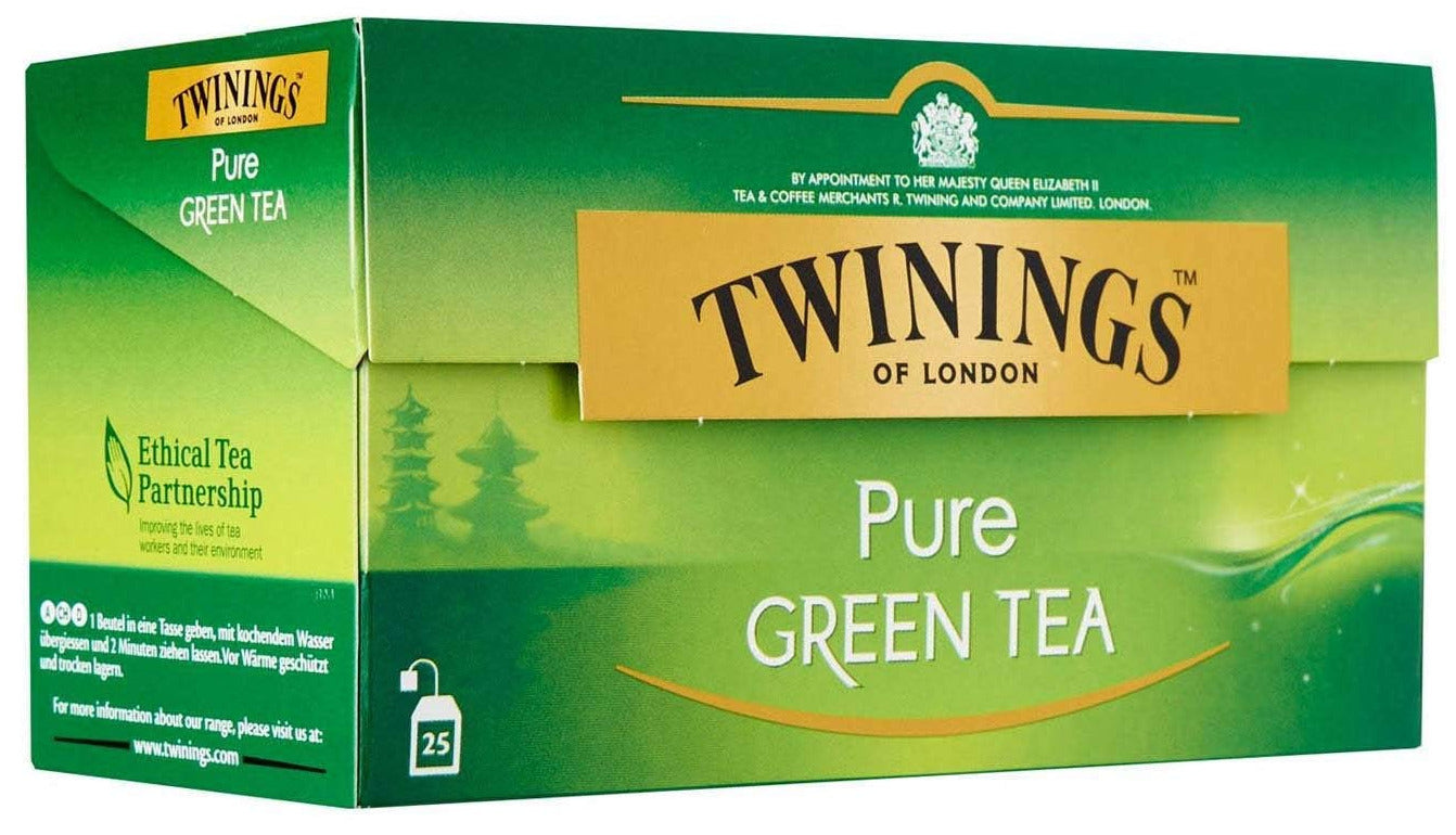 PURE GREEN TEA TWININGS OF LONDON 25 UNIDADES