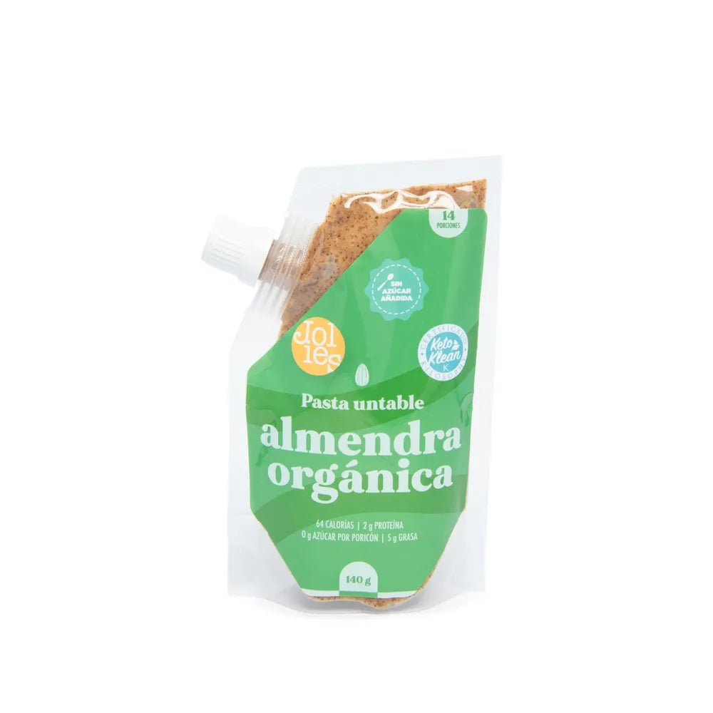 MANTEQUILLA ALMENDRAS ORGANICAS JOLIES 140G