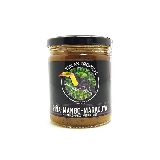 MERMELADA PIÑA MANGO MARACUYA TUCAN TROPICAL 290G