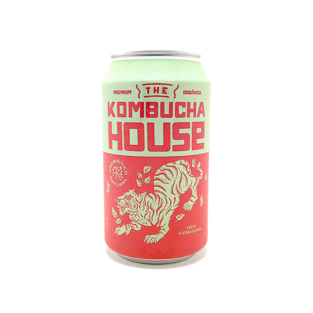 KOMBUCHA HOUSE FRESA HIERBABUENA 355ML
