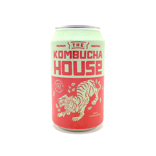 KOMBUCHA HOUSE FRESA HIERBABUENA BOT 480ML