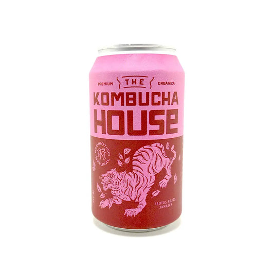 KOMBUCHA HOUSE FRUTOS ROJOS JAMAICA 355ML