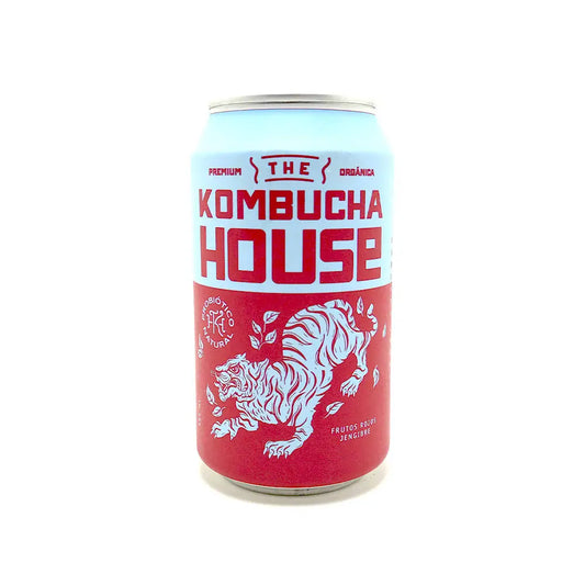 KOMBUCHA HOUSE FRUTOS ROJOS JENGIBRE 355ML