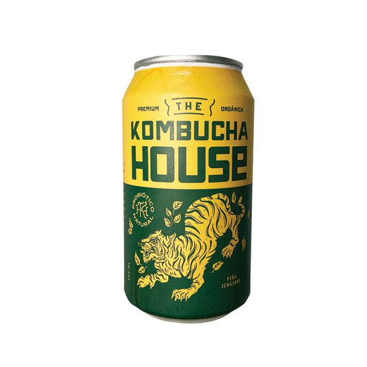 KOMBUCHA HOUSE PIÑA JENGIBRE 355ML