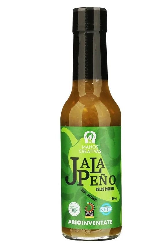 SALSA PICANTE JALAPEÑO MANOS CREATIVAS 160G