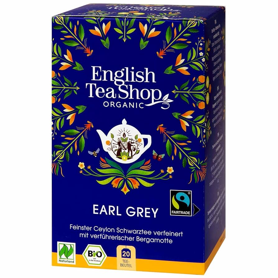 TÉ ORGÁNICO EARL GREY ENGLISH TEA SHOP 45G