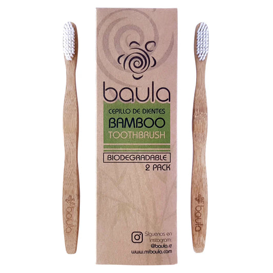 CEPILLO DIENTES BAMBU BAULA 2 UNIDADES