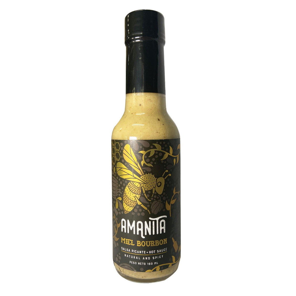 SALSA PICANTE MIEL BOURBON AMANITA 160ml