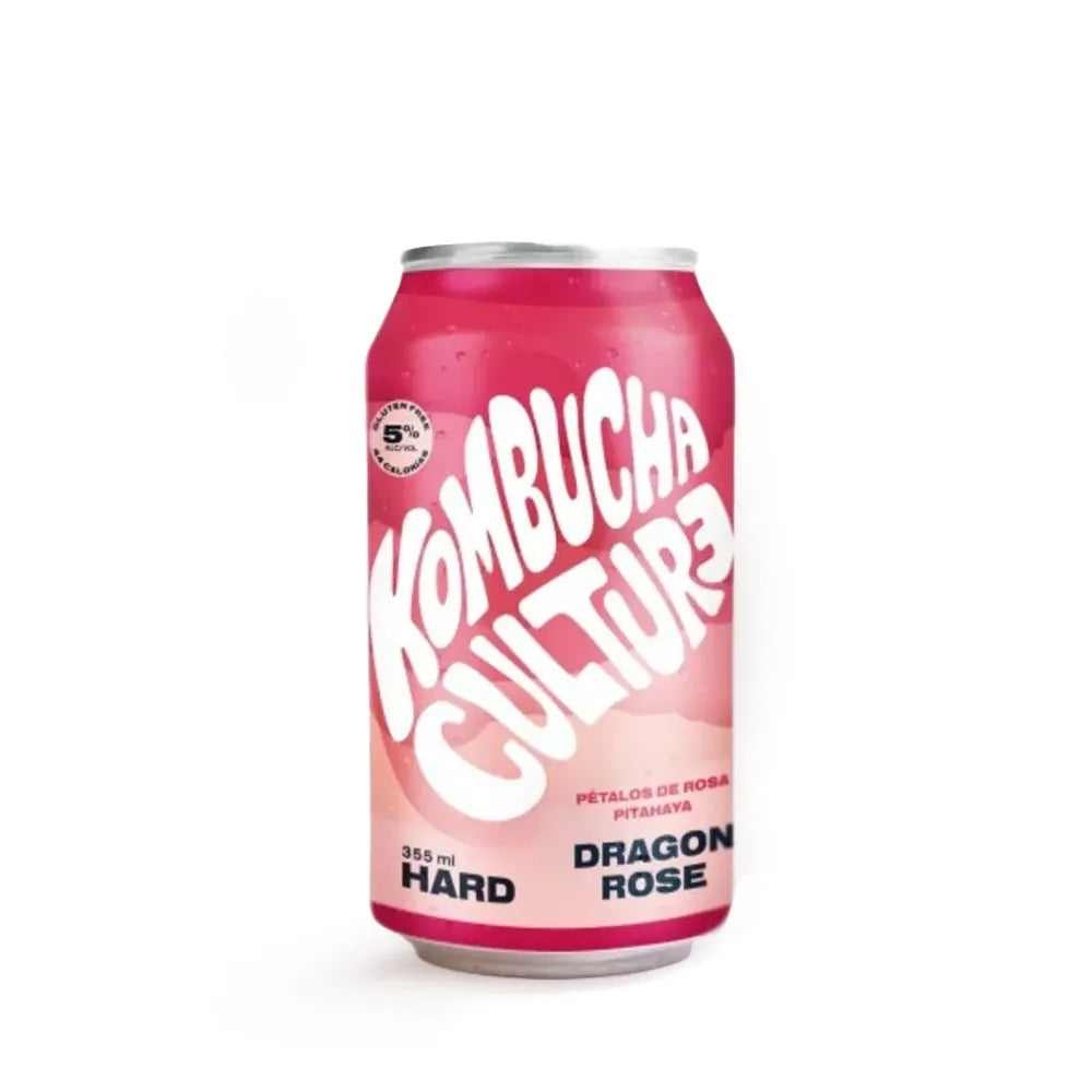 KOMBUCHA CULTURE ORGANICO DRAGON ROSE 355ML