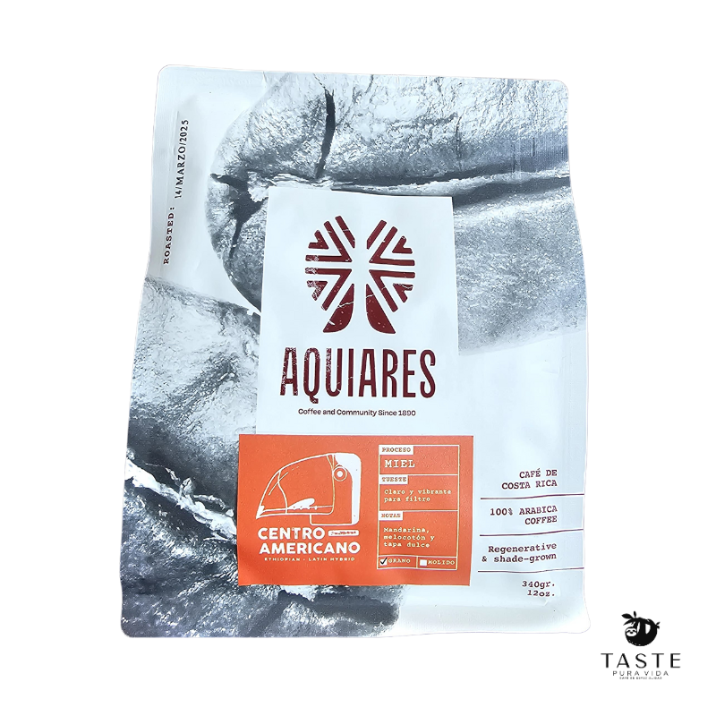CAFE GRANO CENTROAMERICANO AQUIARES 340G