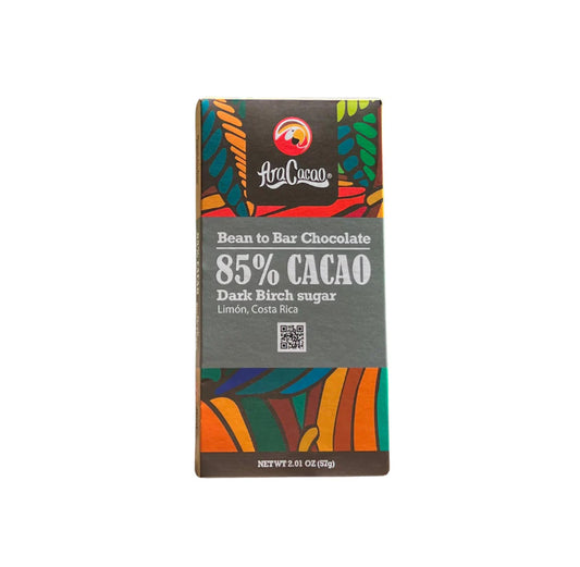 CHOCOLATE BARRA AZUCAR ABEDUL 85% ARACACAO 57G