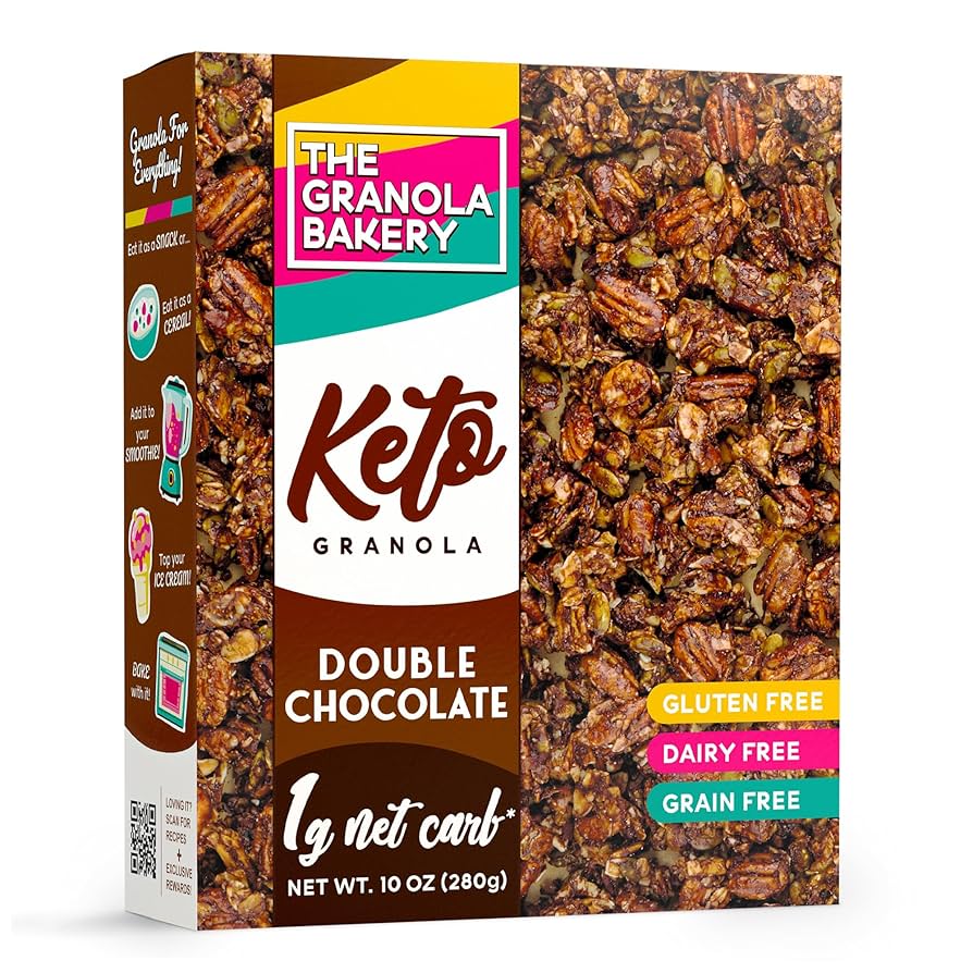 GRANOLA KETO DOUBLE CHOCOLATE THE GRANOLA BAKERY 280G