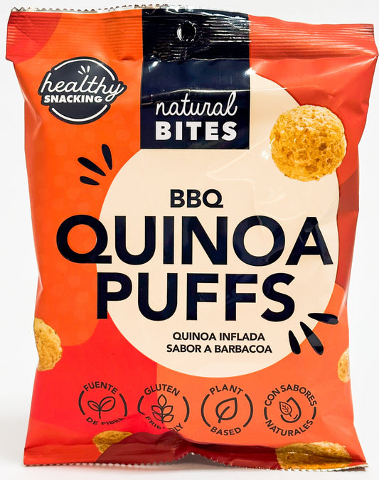 SNACK QUINOA PUFF BBQ NATURAL BITES 50g