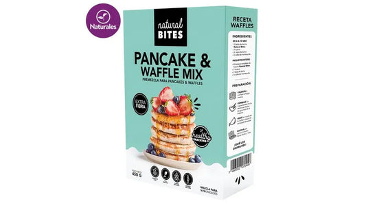 MEZCLA PANCAKE WAFFLE NATURAL BITES 450G