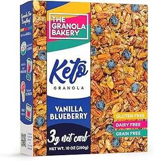 GRANOLA KETO VAINILLA BLUEBERRY THE GRANOLA BAKERY 280G