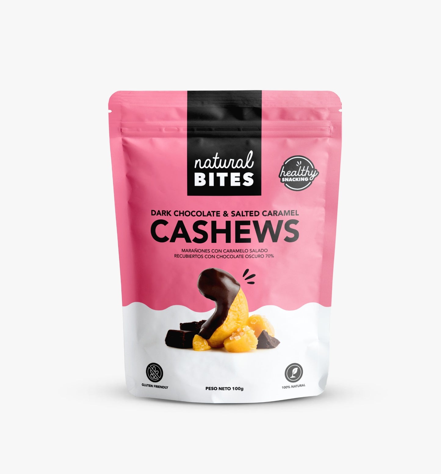 CARAMELOS DE MARA√ëON CHOCOLATE NATURAL BITES 100g