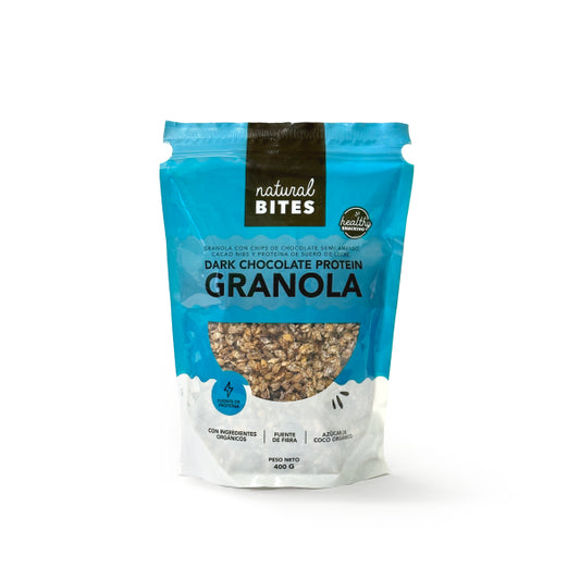 GRANOLA PROTEINA CHOCO NARURAL BITES 400g