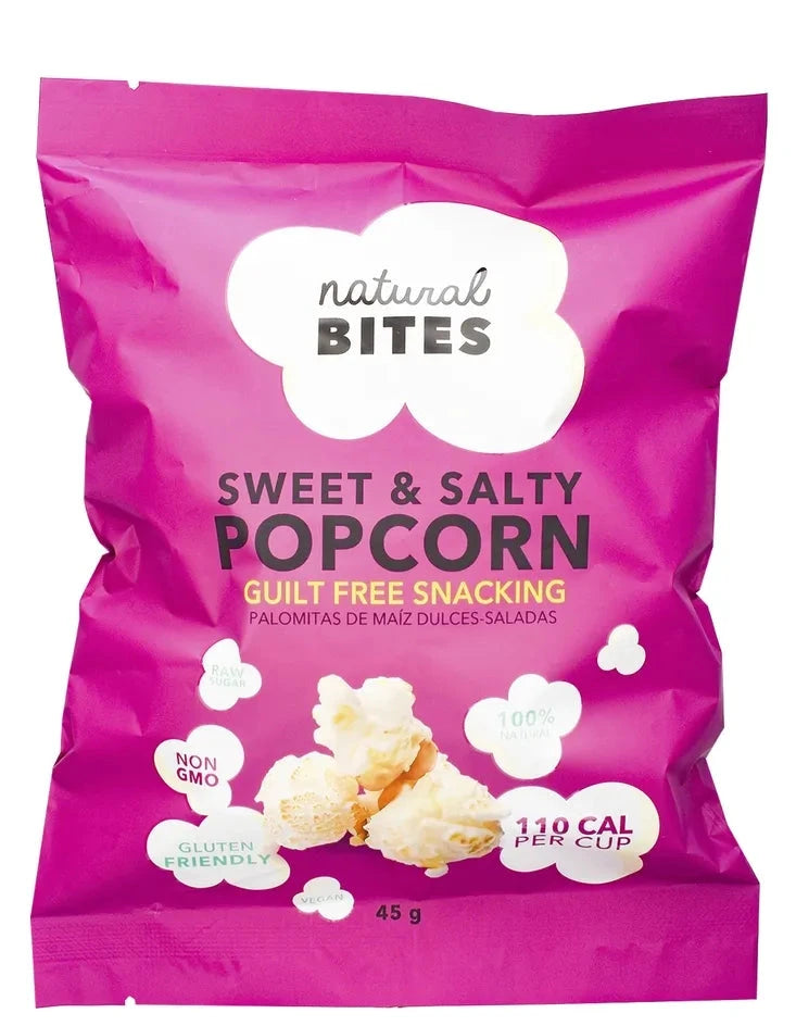 POPCORN SWEET & SALTY NATURAL BITES 45g