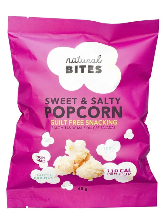 POPCORN SWEET & SALTY NATURAL BITES 45g