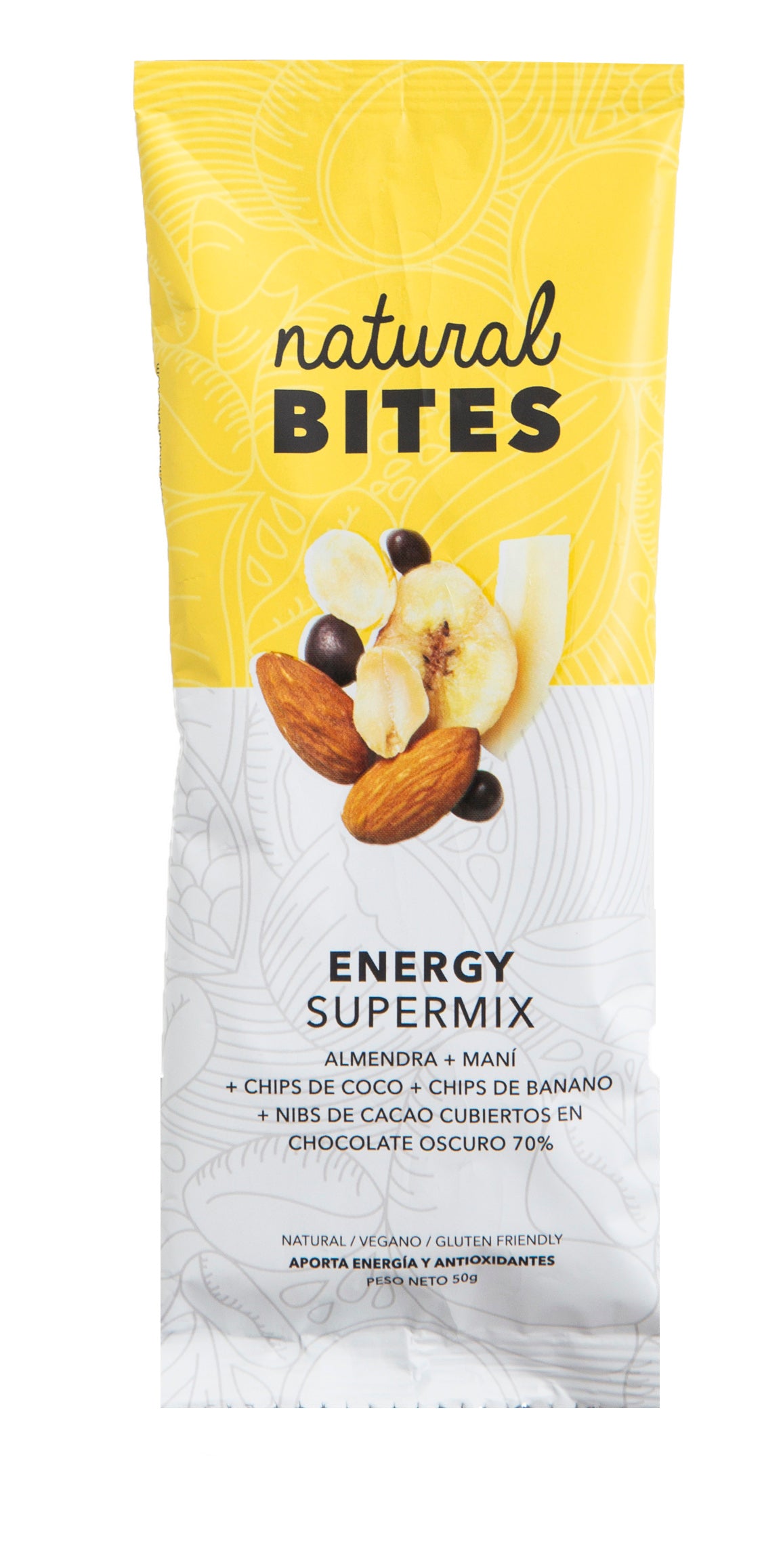 ENERGY SUPERMIX NATURAL BITES 50g