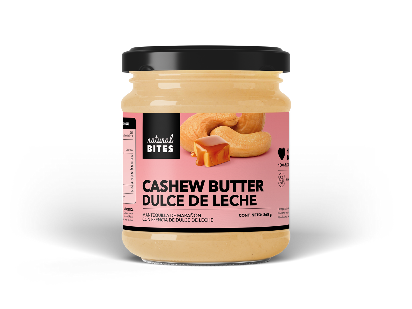 MANTEQUILLA MARAÑON CON DULCE DE LECHE NATURAL BITES 265g