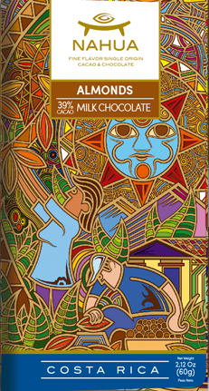 CHOCOLATE BARRA ALMENDRA NAHUA 70%