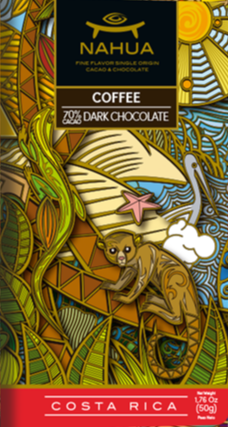 CHOCOLATE BARRA COFFEE NAHUA 50G