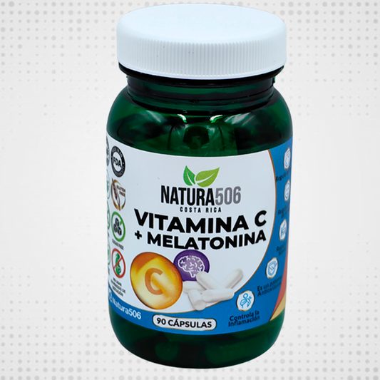 CAPSULAS VITAMINA C + MELATONINA 90CAP 506