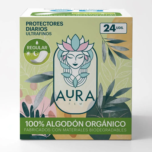 PROTECTOR FEMENINO DIARIO AURA 24 UNIDADES