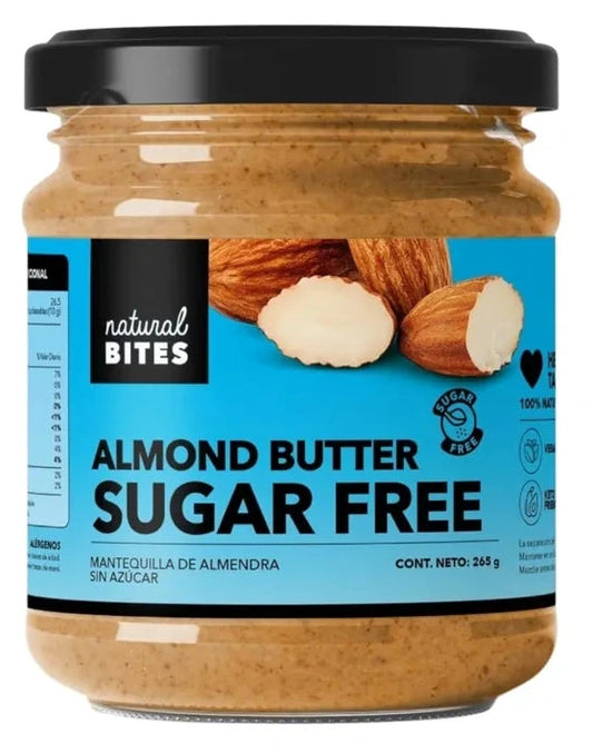 MANTEQUILLA DE ALMENDRAS SUGAR FREE NATURAL BITES 265G