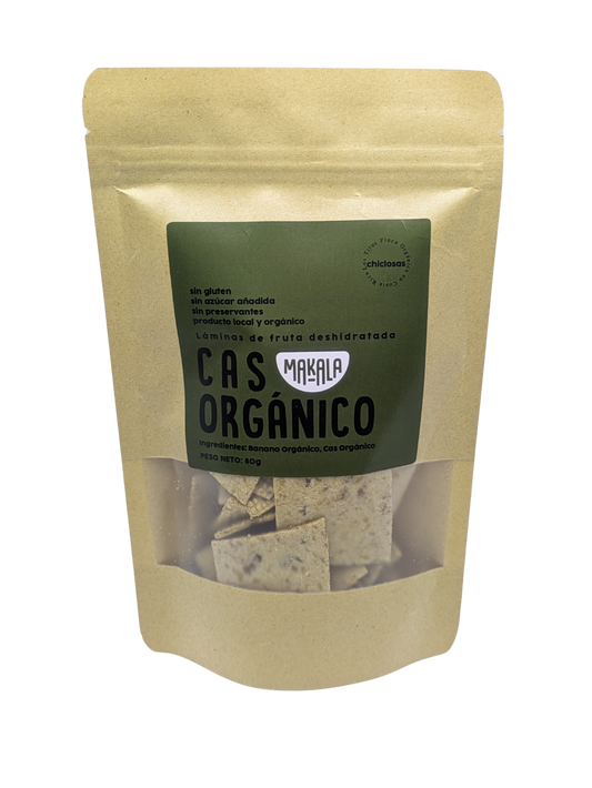 SNACK FRUTA DESHIDRATADA CAS ORGANICO MAKALA