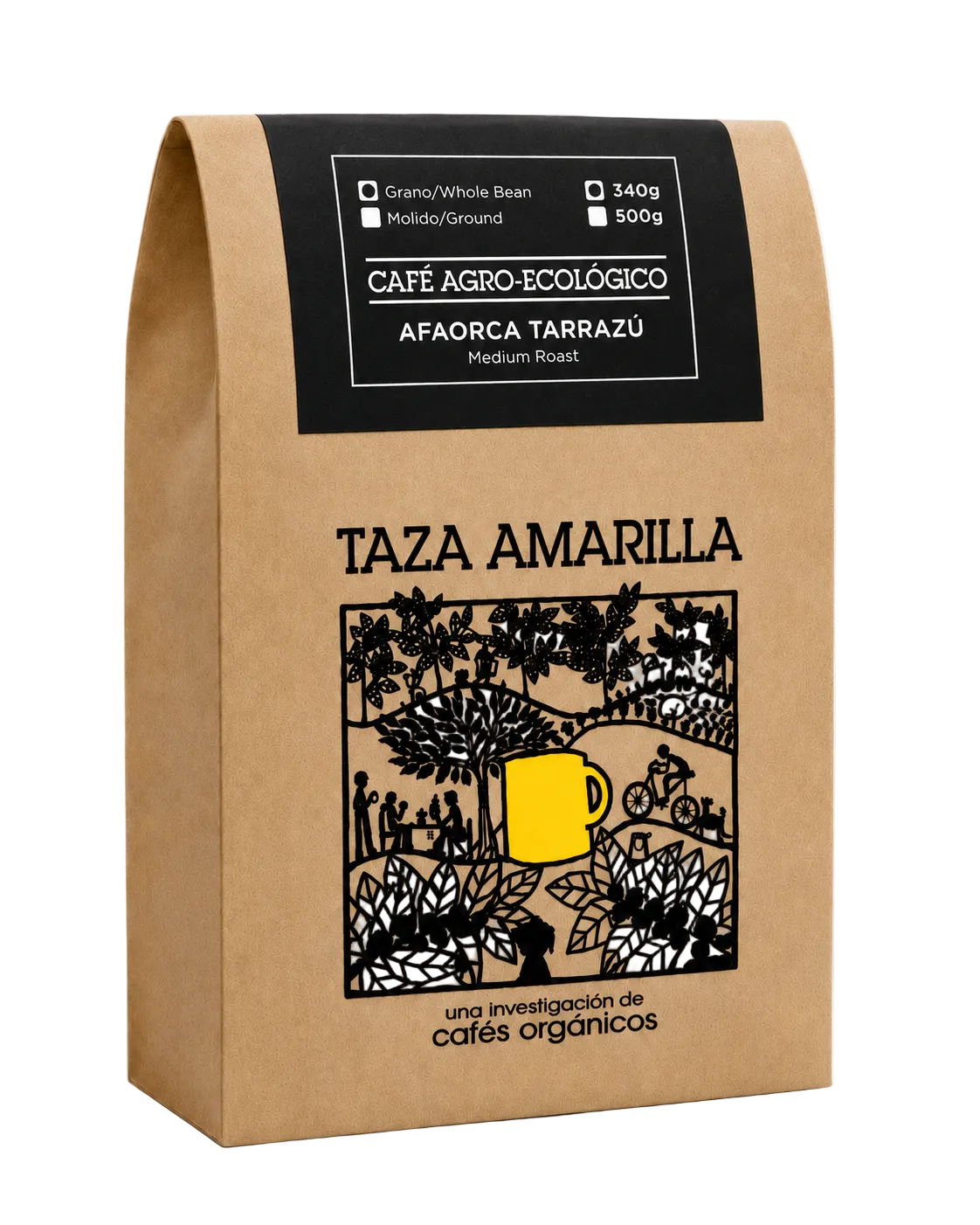CAFE AGRO-ECOLÓGICO AFAORCA GRANO TAZA AMARILLA 340G